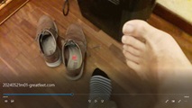 foot fetish video screen capture